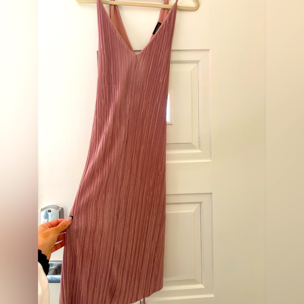 Top Shop Sparkly Pink Mini Dress